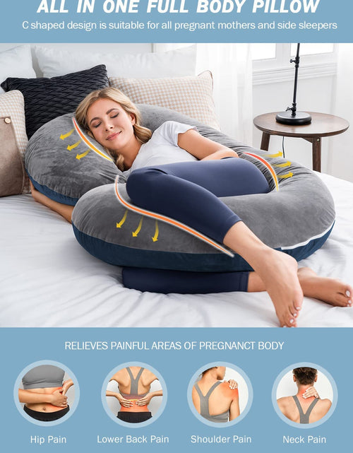 Load image into Gallery viewer, C-Shaped Body Pregnancy Pillow
